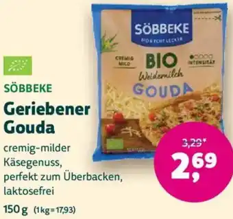 Biomarkt SÖBBEKE Geriebener Gouda Angebot