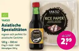 Biomarkt YAKSO Asiatische Spezialitäten Angebot