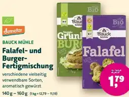 Biomarkt demeter BAUCK MÜHLE Falafel- und Burger Fertigmischung Angebot