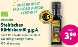 Biomarkt DENNREE Steirisches Kürbiskernöl g.g.A. Angebot