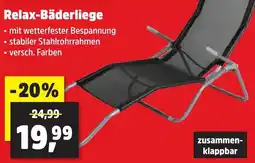 Thomas Philipps Relax-Bäderliege Angebot