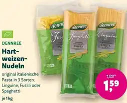 Biomarkt DENNREE Hartweizen Nudeln Angebot