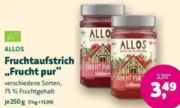 Biomarkt ALLOS Fruchtaufstrich „Frucht pur“ Angebot