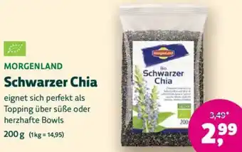 Biomarkt MORGENLAND Schwarzer Chia Angebot