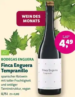 Biomarkt BODEGAS ENGUERA Finca Enguera Tempranillo Angebot