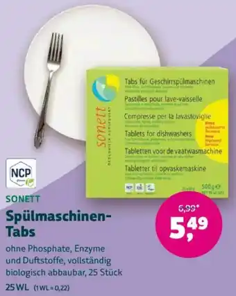 Biomarkt SONETT Spülmaschinen Tabs Angebot