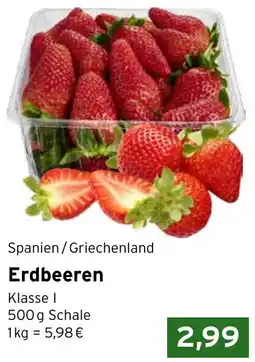 CAP Markt Erdbeeren Angebot