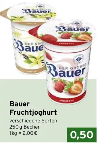 CAP Markt Bauer Fruchtjoghurt Angebot