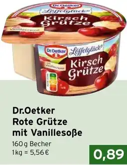 CAP Markt Dr. Oetker Rote Grütze mit Vanillesoẞe Angebot