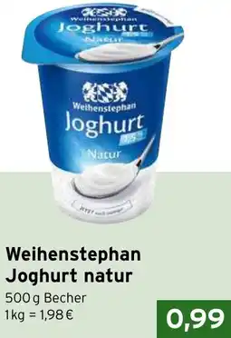 CAP Markt Weihenstephan Joghurt natur Angebot