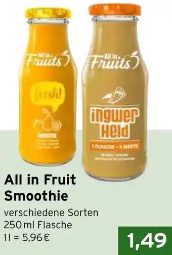 CAP Markt All in Fruit Smoothie Angebot