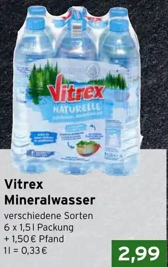 CAP Markt Vitrex Mineralwasser Angebot