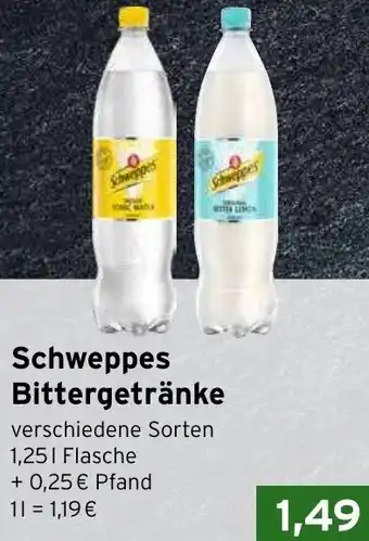 CAP Markt Schweppes Bittergetränke Angebot