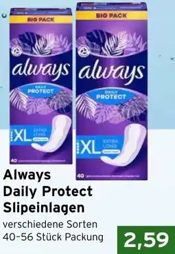 CAP Markt Always Daily Protect Slipeinlagen Angebot