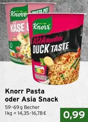 CAP Markt Knorr Pasta oder Asia Snack Angebot