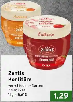 CAP Markt Zentis Konfitüre Angebot