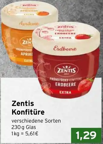 CAP Markt Zentis Konfitüre Angebot