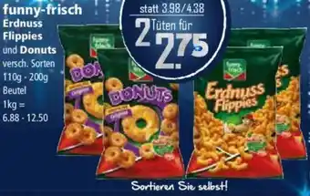 Klaas und Kock funny-frisch Erdnuss Flippies und Donuts Angebot