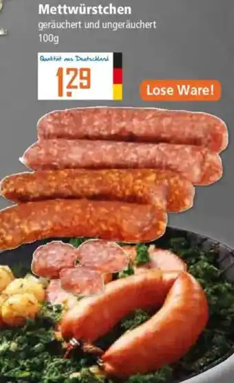 Klaas und Kock Mettwürstchen Angebot