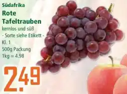 Klaas und Kock Südafrika Rote Tafeltrauben Angebot