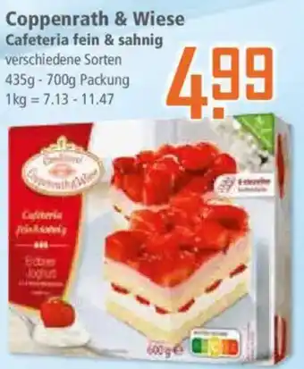 Klaas und Kock Coppenrath & Wiese Cafeteria fein & sahnig Angebot