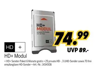 MEDIMAX HD + HD+ MODUL Angebot