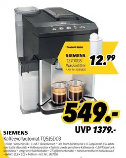 MEDIMAX SIEMENS Kaffeevollautomat TQ515D03 Angebot