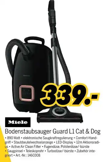 MEDIMAX Miele Bodenstaubsauger Guard L1 Cat & Dog Angebot