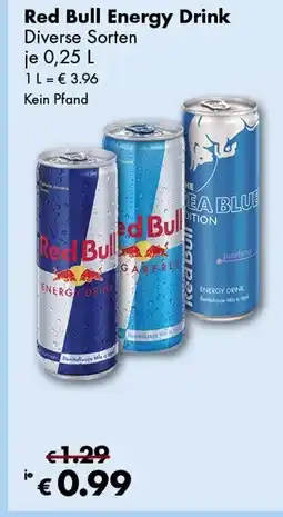 Travel Free Red Bull Energy Drink Angebot