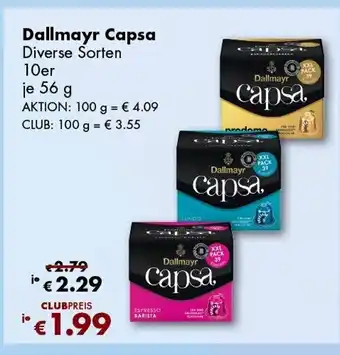 Travel Free Dallmayr Capsa Angebot