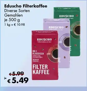 Travel Free Eduscho Filterkaffee Angebot