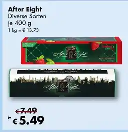 Travel Free After Eight Angebot