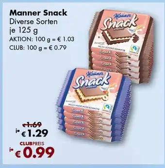 Travel Free Manner Snack Angebot