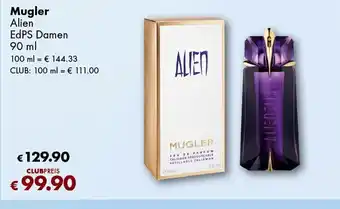 Travel Free Mugler Alien Angebot