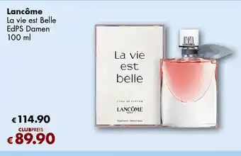 Travel Free Lancôme La vie est Belle EdPS Damen Angebot