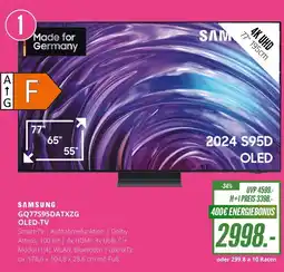 Hirsch und Ille SAMSUNG OLED-TV GQ77S95DATXZG Angebot