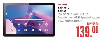 Hirsch und Ille Lenovo Tablet Tab M10 Angebot