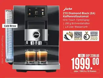 Hirsch und Ille jura Z10 Diamond Black (EA) Kaffeevollautomat Angebot