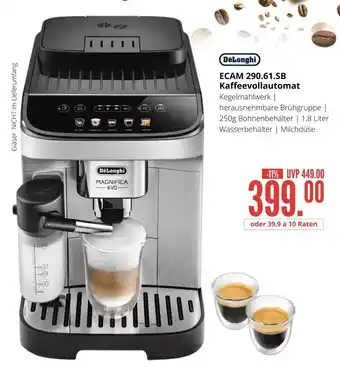 Hirsch und Ille DeLonghi ECAM 290.61.SB Kaffeevollautomat Angebot