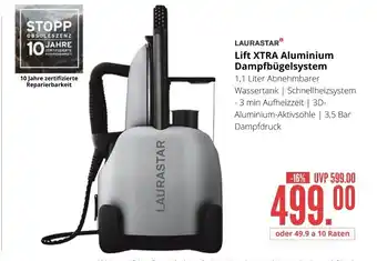 Hirsch und Ille LAURASTAR Lift XTRA Aluminium Dampfbügelsystem Angebot