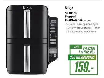 Hirsch und Ille NINJA SL300EU Doppel- Heißluftfritteuse Angebot