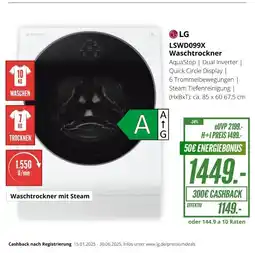 Hirsch und Ille LG LSWD099X Waschtrockner Angebot