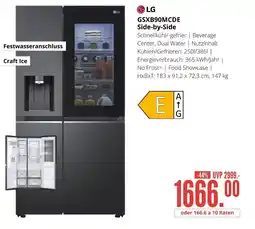 Hirsch und Ille LG GSXB90MCDE Side-by-Side Angebot