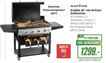 Hirsch und Ille BLACKSTONE Griddle 36" mit Airfryer Grillstation Angebot