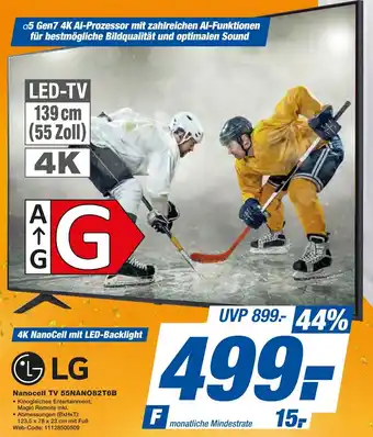 HEM Expert LG Nanocell TV 55NANO82T6B Angebot