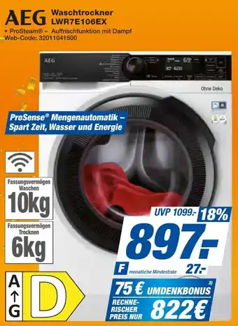 HEM Expert AEG Waschtrockner LWR7E106EX Angebot