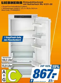 HEM Expert LIEBHERR Einbaukühlschrank mit Gefrierfach IRc 4121-22 Angebot