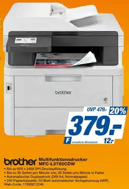 HEM Expert brother Multifunktionsdrucker MFC-L3760CDW Angebot