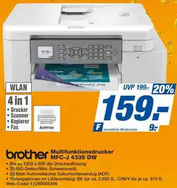 HEM Expert brother Multifunktionsdrucker MFC-J4335 DW Angebot