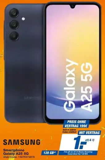 HEM Expert SAMSUNG Smartphone Galaxy A25 5G Angebot